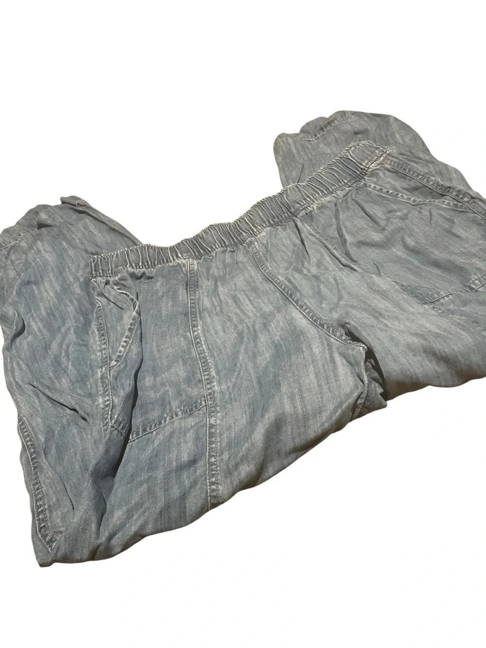 Wonderly Light Blue Denim Jogger Pants